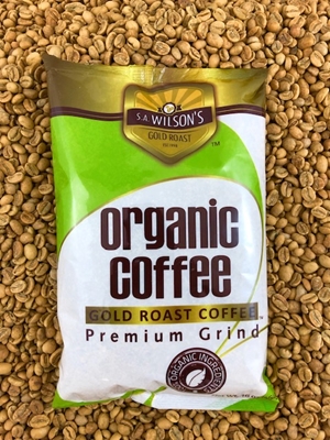 5 POUNDS GOLD ROAST COFFEE CERTIFIED ORGANIC 